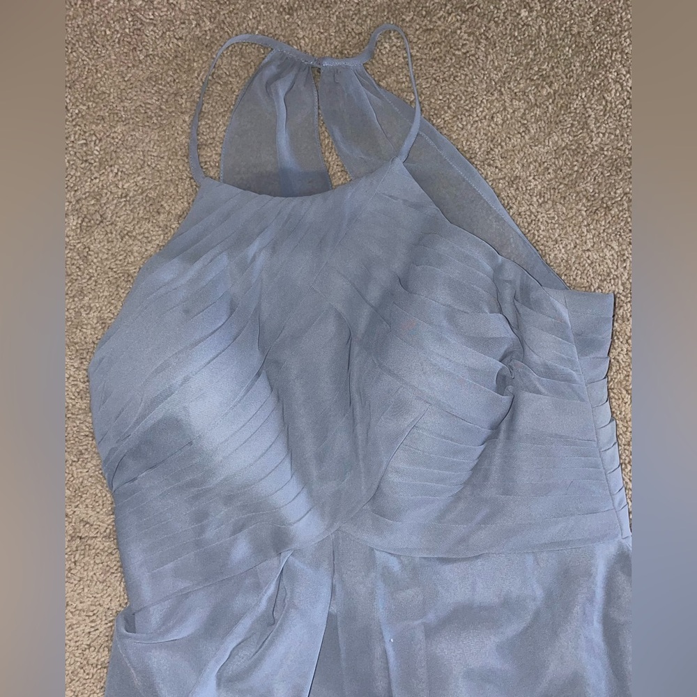 Azazie dusty blue, size 8 bridesmaids dress.